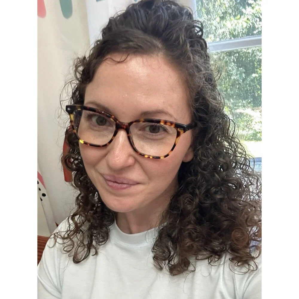 YESGLASSES Tortoise Shell Brown Full Rim Plastic Eyeglass Frames 51-18-135 C02